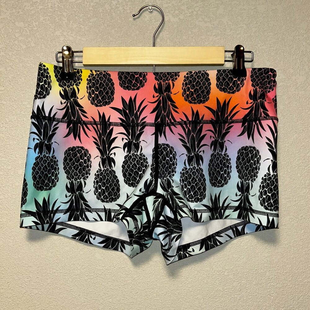 FeedMeFightMe Pineapple Workout Shorts